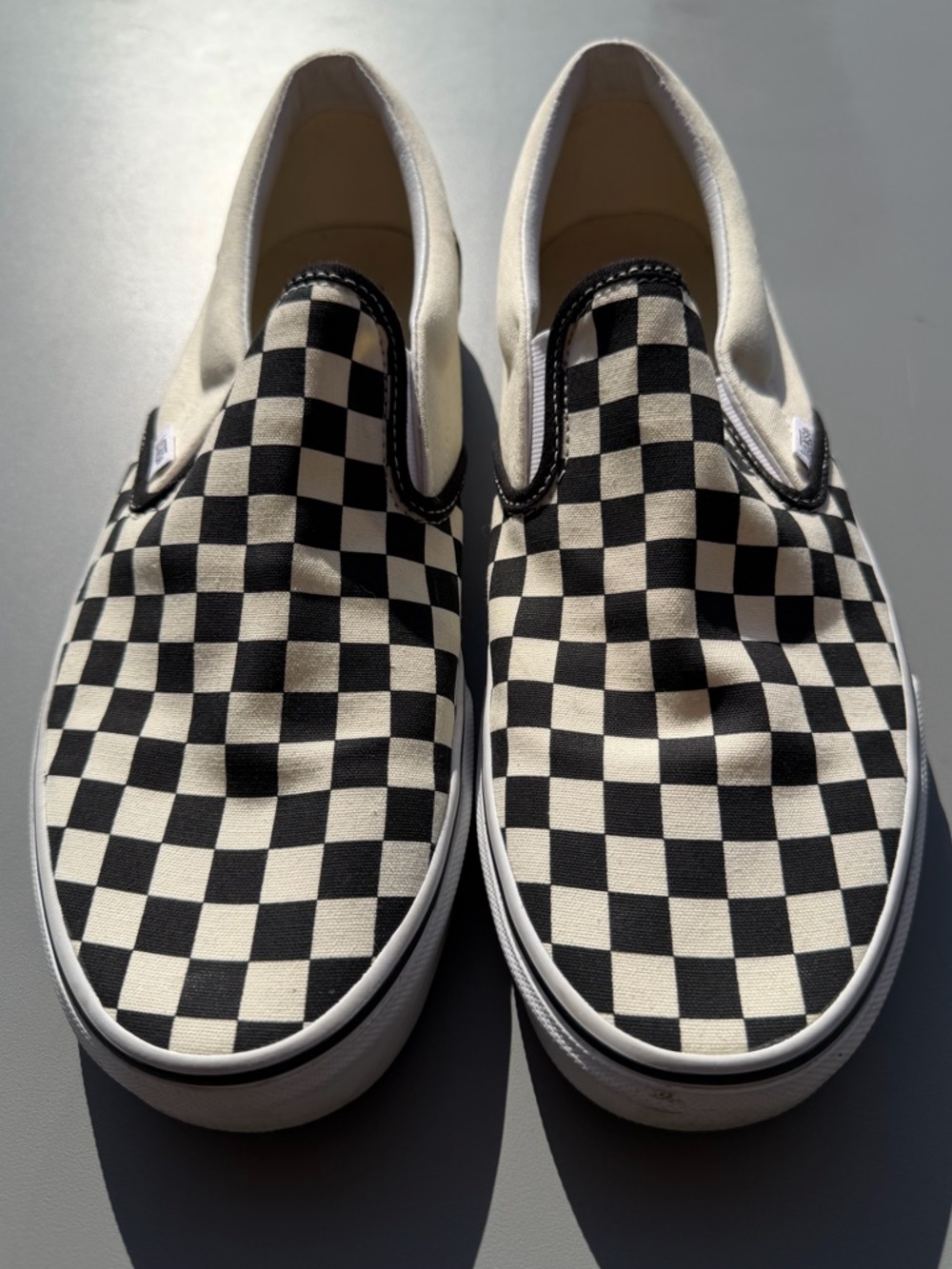 Vans Classic Slip-on Checkerboard Shoe (Unisex)